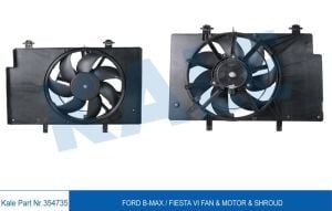 Fan Motor (+AC) | Ford Fiesta Courier 1.4 1.6 Benzinli 2008>