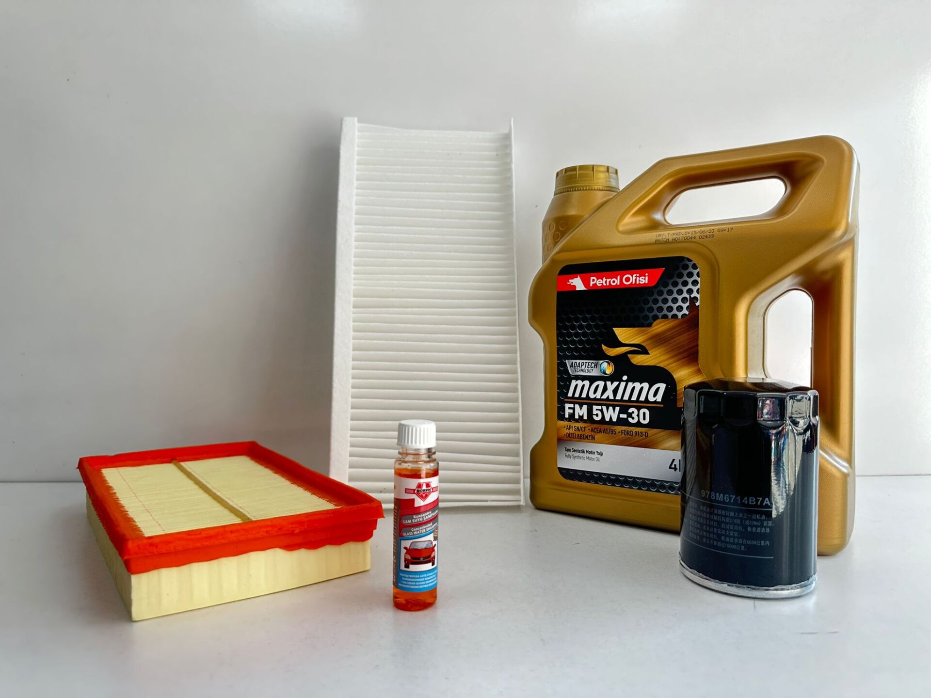 FOCUS 1 BAKIM SETİ (1999-2005) - PETROL OFİSİ 4LT - YAĞ FİLTRESİ-HAVA FİLTRESİ-POLEN FİLTRESİ