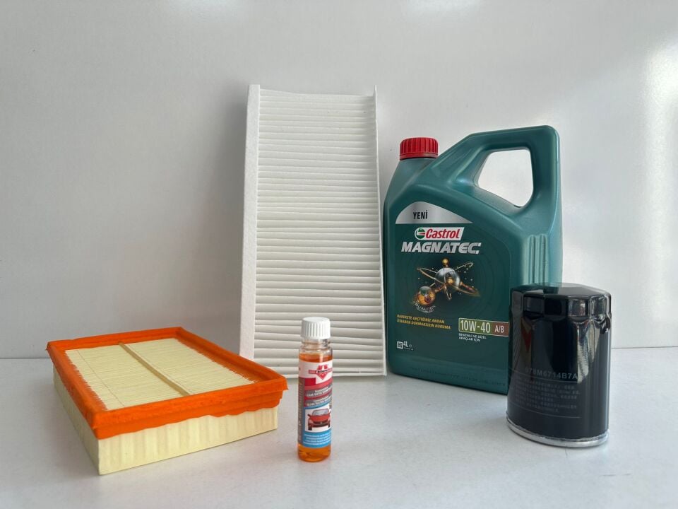 FOCUS 1 BAKIM SETİ (1999-2005)- 4LT CASTROL MAGNATEC 10/40 -YAĞ FİLTRESİ-HAVA FİLTRESİ-POLEN FİLTRESİ