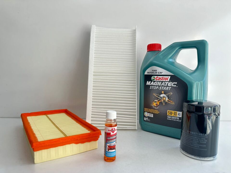 FOCUS 1 BAKIM SETİ (1999-2004) CASTROL MAGNATEC 5/30- YAĞ FİLTRESİ-HAVA FİLTRESİ-POLEN FİLTRESİ