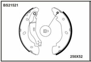 Arka Fren Pabuçlu Balata (Önden Çeker) | Transit V184 01>06 V347 2.2TDCI/2.4TDCI/3.2TDCI 2006>