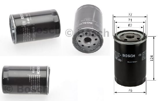 Escort CLX Yağ Filtresi (Uzun Tip) 1992-2000  BOSCH