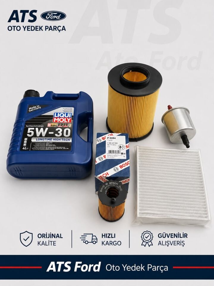 FOCUS 3 TDCİ (2001-2015) LIQUIMOLY 4LT 5W30 MOTOR YAĞI-YAĞ FİLTRESİ BOSCH -HAVA FİLTRESİ-POLEN FİLTRESİ-MAZOT FİLTRESİ BOSCH