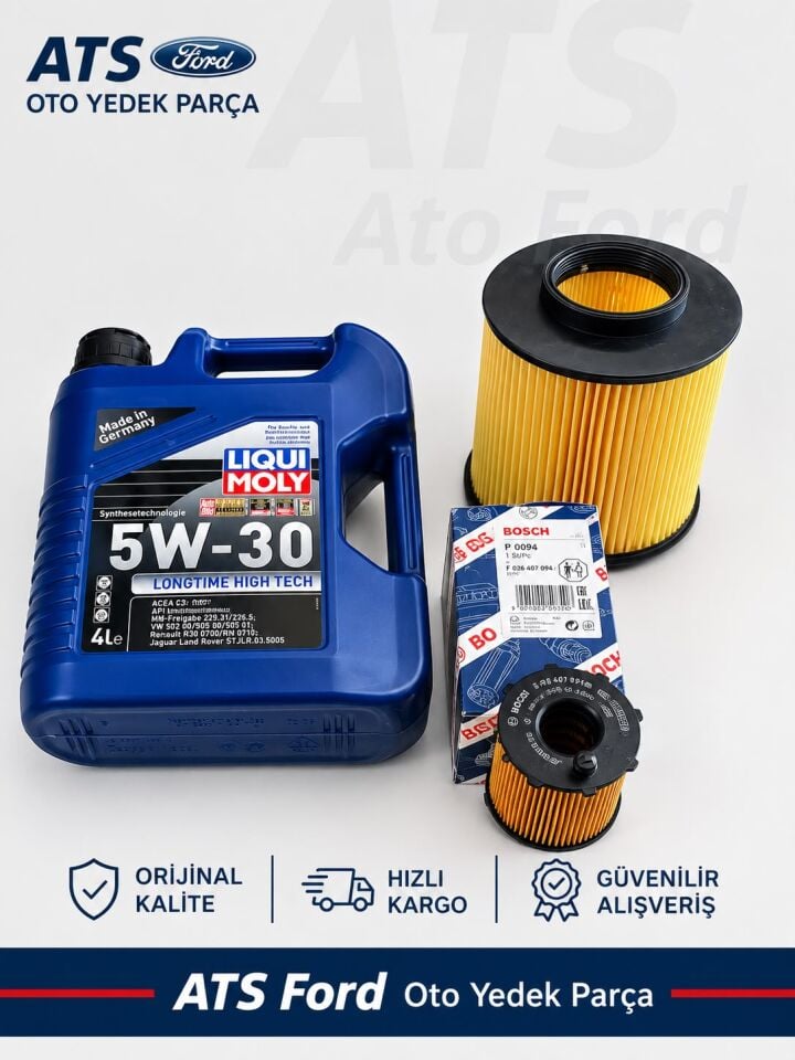 FOCUS 3  TDCİ (2001-2015) LIQUIMOLY 4LT 5W30 MOTOR YAĞI-YAĞ FİLTRESİ BOSCH -HAVA FİLTRESİ
