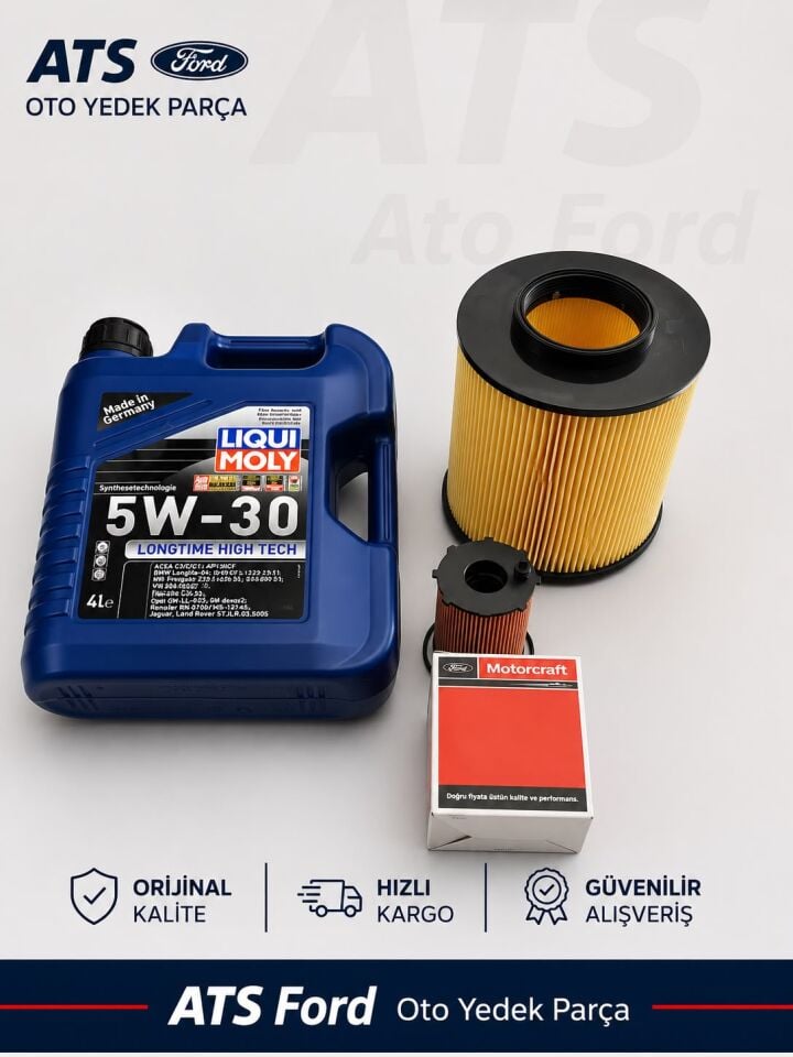 FOCUS 3 TDCİ (2011-2015) LIQUIMOLY 4LT 5W30 MOTOR YAĞI-YAĞ FİLTRESİ MOTOCRAFT -HAVA FİLTRESİ