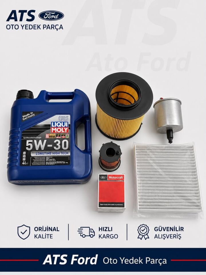FOCUS 3  TDCİ (2011-2015) LIQUIMOLY 4LT 5W30 MOTOR YAĞI-YAĞ FİLTRESİ MOTOCRAFT -HAVA FİLTRESİ -MAZOT FİLTRESİ ORJİNAL-POLEN FİLTRESİ