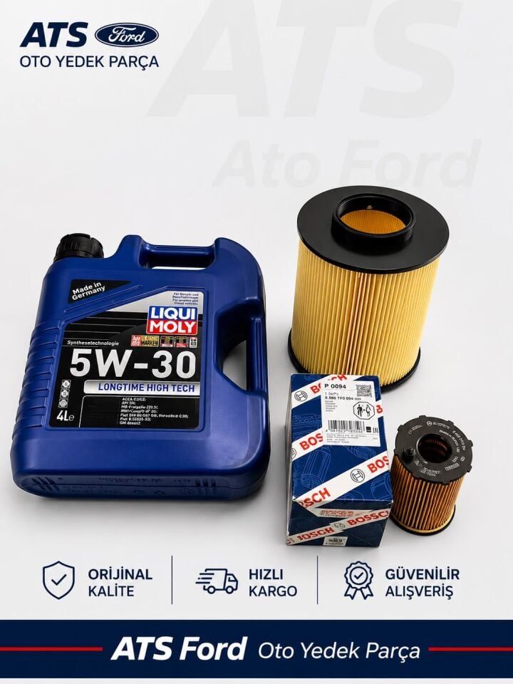 FOCUS 2.5 1.6 TDCİ (2008-2012) LIQUIMOLY 5/30 4LT MOTOR YAĞI-YAĞ FİLTRESİ BOSCH-HAVA FİLTRESİ