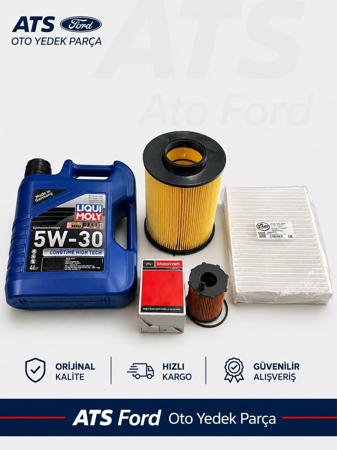 FOCUS 2.5 1.6 TDCİ (2008-2012) LIQUIMOLY 5/30 4LT MOTOR YAĞI-YAĞ FİLTRESİ MOTOCRAFT-HAVA FİLTRESİ