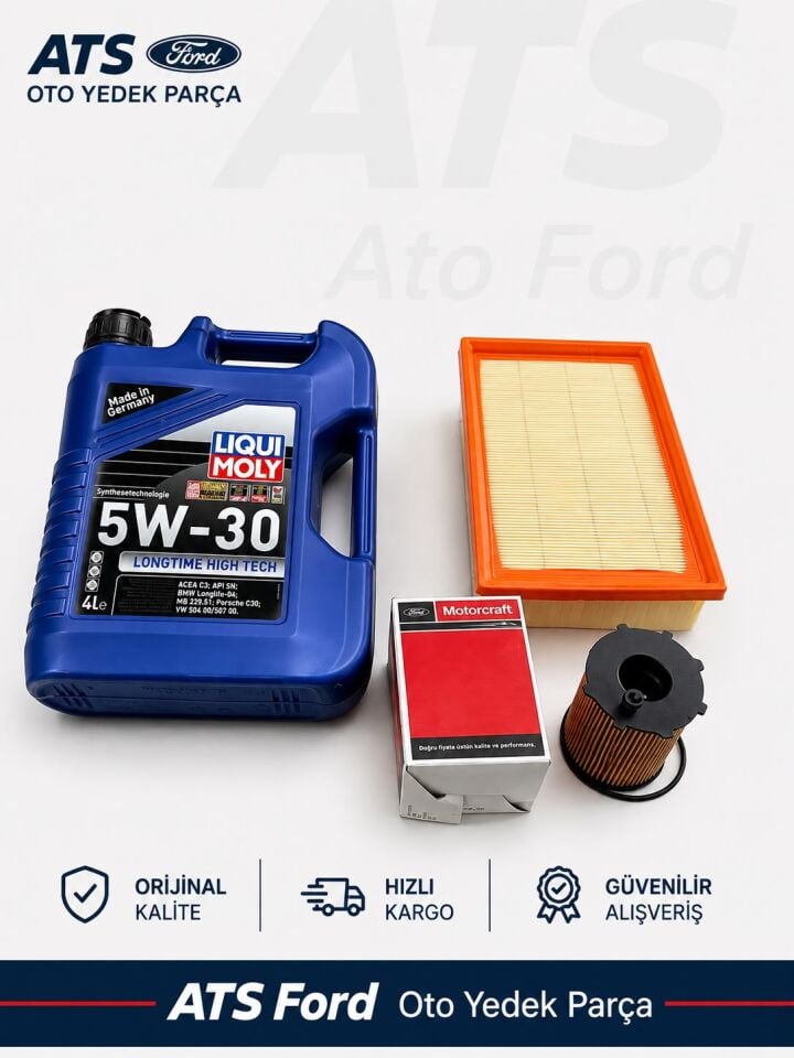 FOCUS 2 1.6 TDCİ (2005-2008) LIQUIMOLY 5/30 4LT MOTOR YAĞI-YAĞ FİLTRESİ MOTOCRAFT-HAVA FİLTRESİ