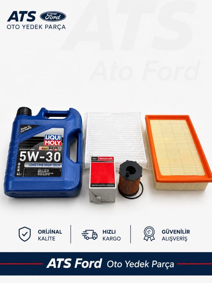 FOCUS 2 1.6 TDCİ (2005-2008) LIQUIMOLY 5/30 4LT MOTOR YAĞI-YAĞ FİLTRESİ MOTOCRAFT-HAVA FİLTRESİ-POLEN FİLTRESİ