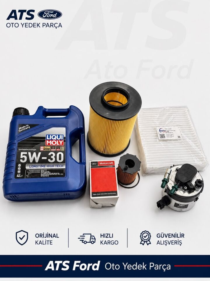 FOCUS 2.5 1.6 TDCİ (2008-2012) LIQUIMOLY 5/30 4LT MOTOR YAĞI-YAĞ FİLTRESİ MOTOCRAFT-HAVA FİLTRESİ-POLEN FİLTRESİ-MAZOT FİLTRESİ UFİ
